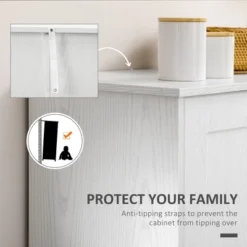 Yukimo 27.5" White Freestanding Kitchen Pantry Cabinet With 2 Doors And Adjustable Shelves, Storage Cupboard For Living Room, Dining Room & Bedroom -Target KitchenAid GUEST 604d72f7 6542 4018 af26 a89dc1e442b4