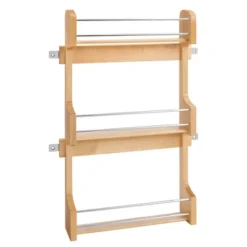 Rev-A-Shelf 4SR-15 Kitchen Cabinet Door Mounted Wooden 3-Shelf Storage Spice Rack With Mounting Hardware -Target KitchenAid GUEST 60b0a1a5 4222 402a 9b8b 425df46357ef