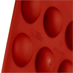 Silikomart Silicone Bakeware Half-Sphere .68 Oz, 1.57" Dia. X .79" Deep, 15 Cavities