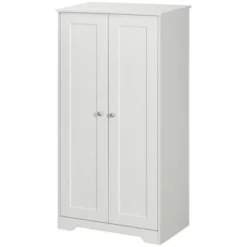 Yukimo 27.5" White Freestanding Kitchen Pantry Cabinet With 2 Doors And Adjustable Shelves, Storage Cupboard For Living Room, Dining Room & Bedroom -Target KitchenAid GUEST 60dbedf5 0745 44ac b843 ab725df3cda7