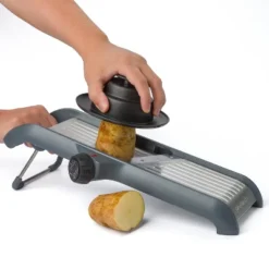 Prepworks Dial And Slice Chef's Mandoline: ABS & Stainless Steel Vegetable Slicer, Dishwasher-Safe, Black/Gray 21 Prepworks Dial And Slice Chef's Mandoline: ABS & Stainless Steel Vegetable Slicer, Dishwasher-Safe, Black/Gray -Target KitchenAid GUEST 610fea5d 75a6 4718 9f2b 2bafac7ccdfa