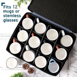 StorageBud Fine China Storage Containers, Durable Dinnerware Storage Set, Hard Shell Quilted Dish Storage Boxes With Felt Dividers -Target KitchenAid GUEST 612360fc 7a9e 44e2 9190 9e7c02c4b98d