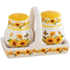 Collections Etc Hand-Painted Sunflower Salt & Pepper Shakers With Basket 2.25 X 2.25 X 2.75 7 Collections Etc Hand-Painted Sunflower Salt & Pepper Shakers With Basket 2.25 X 2.25 X 2.75 -Target KitchenAid GUEST 6137936c d5b4 4b9b 8fe1 74beaae64626