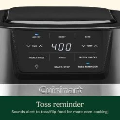 Cuisinart 2.6qt Basket Air Fryer Black/Stainless Steel Finish AIR-80: 1100W, Cool Touch Handle, Dishwasher-Safe Parts -Target KitchenAid GUEST 628080ab fdb4 4566 9af2 6b6be2b8cf8d