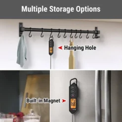 ThermoPro TP01HW Digital Instant Read Meat Thermometer Food Candy Cooking Kitchen Thermometer With Magnet And Backlight For Oil Deep Fry Smoker Grill BBQ Thermometer -Target KitchenAid GUEST 62a8ee6b d6ec 435a a90f 0a2f27574b26