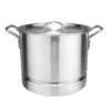 J&V TEXTILES Aluminum Stock Pot With Lid And Steamer Insert, 24, 32, 40 Quart, 6 Piece Set -Target KitchenAid GUEST 62b59045 9b82 43dd bd66 9e4c64658490