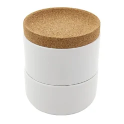 Kamenstein Ceramic And Cork Salt & Pepper Cellar White: Kitchen Storage Organizer, Spot Clean, 5" Height -Target KitchenAid GUEST 62e78803 b6e4 404c b02a afe92b397922