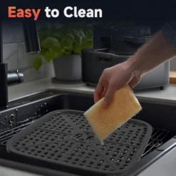 ZACHVO 8QT Non-Toxic Air Fryer, 1750W, 6-in-1 Digital, Precise Temp & Timer, Auto Shutoff, Black