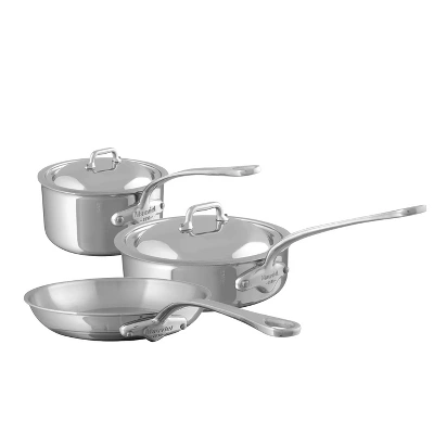 Mauviel M'Cook Stainless Steel 5 Piece Cookware Set 6 Mauviel M'Cook Stainless Steel 5 Piece Cookware Set - Image 4
