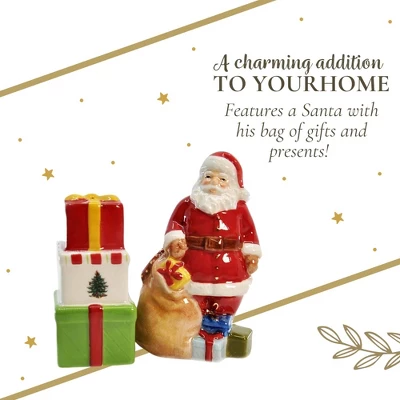 Spode Christmas Tree Santa And Gifts Salt And Pepper Shaker Set, 2-Piece, Christmas Gift/Stocking Stuffer For Collectors & Holiday Enthusiasts 7 Spode Christmas Tree Santa And Gifts Salt And Pepper Shaker Set, 2-Piece, Christmas Gift/Stocking Stuffer For Collectors & Holiday Enthusiasts - Image 5