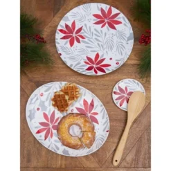 C&F Home Poinsettia Christmas Spoon Rest -Target KitchenAid GUEST 63af1651 f44f 45c7 9da0 02cc3b8a5f0a