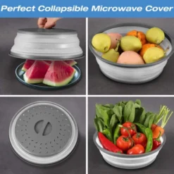 Itopfox 2-Pack Collapsible Microwave Cover With Grip Handle, Splatter Proof For Plates & Bowls, Dishwasher Safe & BPA Free Kitchen Gadget 14 Itopfox 2-Pack Collapsible Microwave Cover With Grip Handle, Splatter Proof For Plates & Bowls, Dishwasher Safe & BPA Free Kitchen Gadget -Target KitchenAid GUEST 63b1c494 1c9c 4dd3 91c7 958e23082cc4