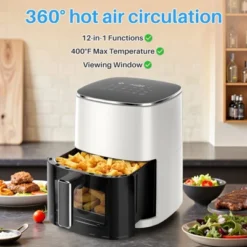 IULULU Air Fryer, 6-Qt With View Window, 12-in-1, 400°F Max 19 IULULU Air Fryer, 6-Qt With View Window, 12-in-1, 400°F Max -Target KitchenAid GUEST 63c435dd ab36 4e2e 81cc 6ada75be5bf3