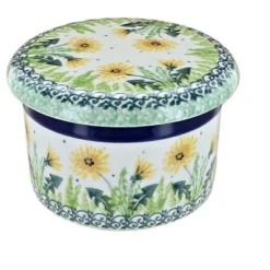Blue Rose Polish Pottery 270 Ceramika Artystyczna French Butter Dish -Target KitchenAid GUEST 63ef5852 e712 4ab7 85f9 b02fa17cfaed