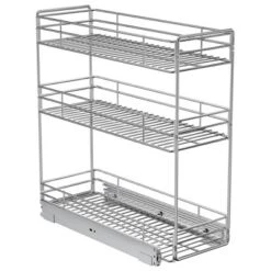 LOVMOR Pull Out Spice Rack For Narrow Cabinet (5?" W X 21" D),3 Tier Slide Out Cabinet Organizer And Pull Out Shelves -Target KitchenAid GUEST 6498de76 aacc 4454 bf1b 62732a462d7a