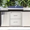 VEVOR Outdoor Kitchen Drawers 14W X 14.3H X 23D Inch, Flush Mount Double BBQ Drawers Stainless Steel With Handle, BBQ Island Drawers,Silver -Target KitchenAid GUEST 64d683d1 cd4c 4c2b bba0 fc81aa2bda6f
