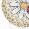 Earth Rugs Natural Fiber Trivet – Spring Table Accent With Daisy & Ladybug -Target KitchenAid GUEST 64e0c745 a244 45e2 a19f f510d437cafc