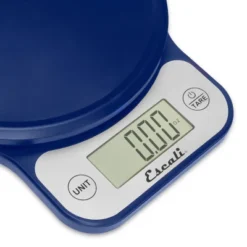 Escali Telero Digital Kitchen Scale Blue: LCD Display, 13.2 Lb Capacity, Battery-Powered Food Scale For Kitchen