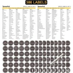 Spice Drawer Organizer With 28 Glass Spice Jars, 386 Labels, For Kitchen Drawers,Black -Target KitchenAid GUEST 655725c0 d092 4408 adcb 4d407c4b0c3f