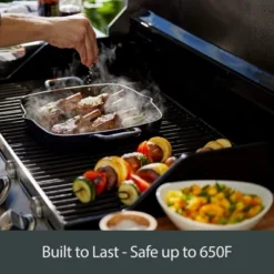 All-Clad Cast Iron Enameled Square Grill With Acacia Trivet 11 Inch -Target KitchenAid GUEST 657e1207 b7c7 4158 8d2c eb7b7059e85d