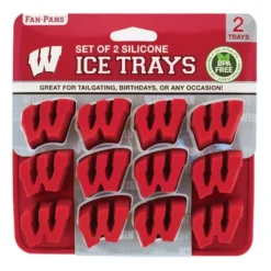 MasterPieces FanPans 2-Pack Team Ice Cube Trays - NCAA Wisconsin Badgers