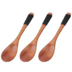 Unique Bargains Wood Kitchen Cooking Salt Candy Peper Holder Spoon 15cm Length 3pcs Brown -Target KitchenAid GUEST 664ad139 d147 4711 bcfb 76965218e04e