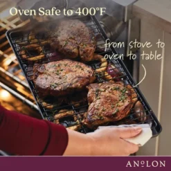 Anolon Advanced Home 10"x18" Double Burner Griddle Moonstone: Nonstick Stovetop Griddle Pan For Gas & Electric Cooktops -Target KitchenAid GUEST 667059d0 06ab 4ca4 a5dc f7bf074f506a