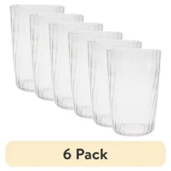Racxily (6 Pack) 20-Ounce Acrylic Tall Embossed Swirl Tumbler, Clear 11 Racxily (6 Pack) 20-Ounce Acrylic Tall Embossed Swirl Tumbler, Clear -Target KitchenAid GUEST 6678873e 61c7 4a71 87c4 8178e5e00edb