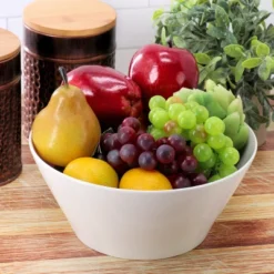 Gibson Home Great Essentials 9.4 Inch Round Fine Ceramic Meal Bowl In White -Target KitchenAid GUEST 667dd231 cdf1 43c2 a94d 3779bd7aecdd