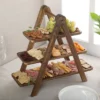 Gibson Home Truss Peak 3 Tier Serving Tray For Party, 18" Acacia Wood Cupcake/Charcuterie/ Dessert Farmhouse Tiered Platters 2 Gibson Home Truss Peak 3 Tier Serving Tray For Party, 18" Acacia Wood Cupcake/Charcuterie/ Dessert Farmhouse Tiered Platters -Target KitchenAid GUEST 66822ed0 3cc6 45bb b5f3 81d268e87d1a