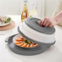 Itopfox Microwave Splatter Cover With Anti-scald Base Plate, Large Plastic & Silicone Vented Collapsible Guard Lid, Plate Holder & Kitchen Colander -Target KitchenAid GUEST 66d5da6b 187f 411b aa33 d9f0d6ae92d7