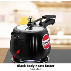 Hawkins 4L Contura Black Hard Anodised Pressure Cooker: Aluminum, Cool Touch Handle, Stovetop, Hand Wash, 1-Year Warranty -Target KitchenAid GUEST 66e45b7e 2fd7 4207 9296 b2acc8245d7a