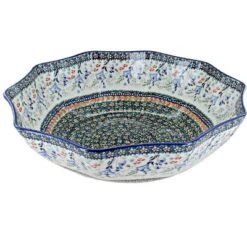 Blue Rose Polish Pottery M109 Manufaktura Large Decagonal Serving Bowl 8 Blue Rose Polish Pottery M109 Manufaktura Large Decagonal Serving Bowl -Target KitchenAid GUEST 66e4fb09 7a2a 4f87 86eb f7e912e8ca08
