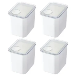IDesign Medium Canister With Removable Pour Cap - Set Of 4 - White 28 IDesign Medium Canister With Removable Pour Cap - Set Of 4 - White -Target KitchenAid GUEST 66f45f77 6603 4c93 ae1d f3cb3bb147ec