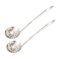 Unique Bargains Stainless Steel Mesh Slotted Strainer Ladle Cooking Utensil 10" Length Silver Tone 2 Pcs 13 Unique Bargains Stainless Steel Mesh Slotted Strainer Ladle Cooking Utensil 10" Length Silver Tone 2 Pcs -Target KitchenAid GUEST 674f37b0 7c9f 495b b618 c376b0de1ab6