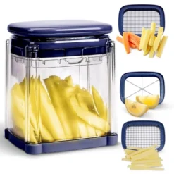 Cheer Collection Vegetable Chop Box With 3 Blades, Durable Navy Blue Cutter 15 Cheer Collection Vegetable Chop Box With 3 Blades, Durable Navy Blue Cutter -Target KitchenAid GUEST 67b3c86b 9cad 4da4 b45c 2a66aa17c6a6