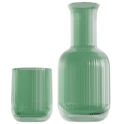 American Atelier Bedside 28 Oz Water Carafe With Tumbler/Lid - Green 10 American Atelier Bedside 28 Oz Water Carafe With Tumbler/Lid - Green - Image 8