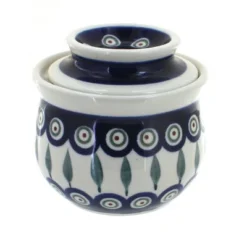 Blue Rose Polish Pottery 1512 Zaklady French Butter Dish -Target KitchenAid GUEST 683aa50a d3ff 48c7 a1db 17e4f47ee883
