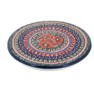 Blue Rose Polish Pottery 1012 Zaklady Trivet 9 Blue Rose Polish Pottery 1012 Zaklady Trivet - Image 7