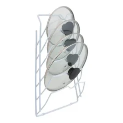 Organize It All Cabinet Door Lid Rack: Steel Kitchen Pot Rack, Under Cabinet Mount, White, 15.75" H X 18.11" D X 12.01" W 9 Organize It All Cabinet Door Lid Rack: Steel Kitchen Pot Rack, Under Cabinet Mount, White, 15.75" H X 18.11" D X 12.01" W -Target KitchenAid GUEST 6919d198 9446 45eb a71e 5f9d3b917bf0