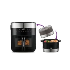 Salton Flip & Cook 3-in-1 185oz Air Fryer, Grill, & Dehydrator With Viewing Window -Target KitchenAid GUEST 692ed07a a110 4b3c a919 4ccb1e036f05