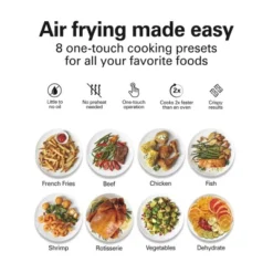 Hamilton Beach Digital Air Fryer Oven With Rotisserie 11.6 Quart/11 Liter Capacity 35073: 1700W, Hand Wash, Black