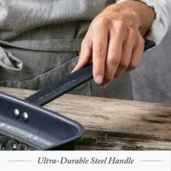 Merten & Storck 12"x10" Pre Square Grill Pan: Cast Iron, Steel Handle, Induction Compatible, Hand Wash Only -Target KitchenAid GUEST 695fb20d 96a4 4922 aa5a 70b935aec44c