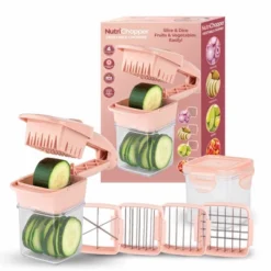 NutriChopper Handheld Vegetable And Fruit Chopper With 4 Stainless Steel Blades & Catch Container -Target KitchenAid GUEST 69b9476f a0b6 4e1a aa18 ac6c44f21e10