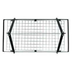 Range Kleen Black Enameled Rectangle Hanging Pot Rack: Ceiling Mount, Steel Kitchen Organizer With Pan Hooks