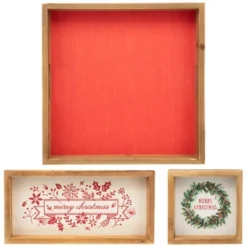 Northlight Wooden "Merry Christmas" Plaques And Serving Tray With Handles - 16" - Set Of 3 -Target KitchenAid GUEST 69e3bcd4 c167 43eb b714 5f6d20046fc1