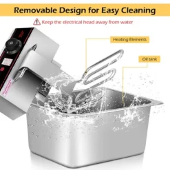 Costway 3400W Electric Countertop Deep Fryer Dual Tank Home Steel -Target KitchenAid GUEST 6a17c4c9 d8ed 48c8 ac49 6696143befa3