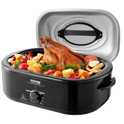 VEVOR Electric Roaster Oven, 20 QT Turkey Roaster Oven With Self-Basting Lid,1450W Roaster Oven With Defrost & Warm Function,Adjustable Temperature 10 VEVOR Electric Roaster Oven, 20 QT Turkey Roaster Oven With Self-Basting Lid,1450W Roaster Oven With Defrost & Warm Function,Adjustable Temperature - Image 8