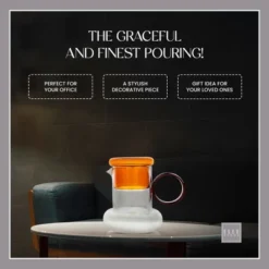 Elle Decor Amber Ring Pitcher Set, Carafe And Water Drinking Glass Lid 2 Piece Set -Target KitchenAid GUEST 6a7c9d99 6184 481b 96f7 ef8f85f291ac