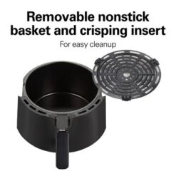 Hamilton Beach Digital Air Fryer 3.7 Qt./3.5 Liter Black 35050: 1400W Electric Deep Fryer, Hand Wash, 1-Year Warranty -Target KitchenAid GUEST 6a895ca6 9913 4b51 a156 a17cc875f94e